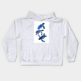 Three Sea Turtles Kids Hoodie